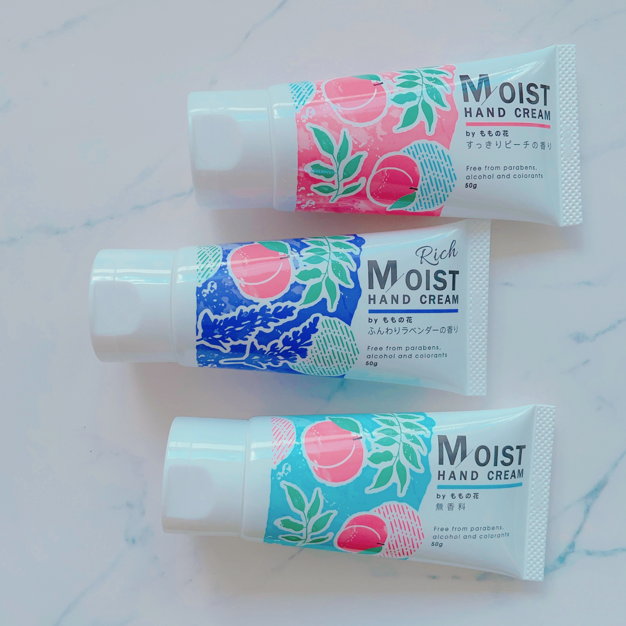 ももの花 ハンドクリーム/オリヂナル/ハンドクリームを使ったクチコミ（2枚目）