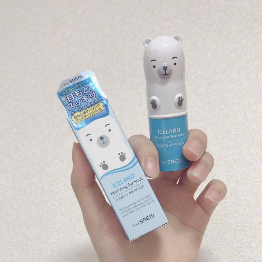 the SAEM ザセム アイスランド マイクロ ハイドレーティング アイ スティックのクチコミ「the SAEM アイスランドアイススティックバーム
〈目元用スティック状クリーム〉

アイス.....」（1枚目）