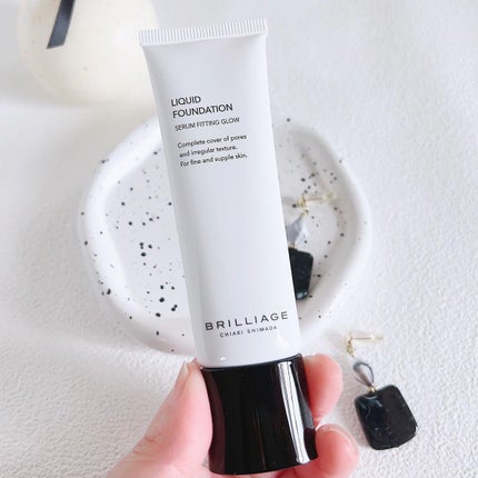 リキッドファンデーション セラム フィッティング グロウ/ブリリアージュ/リキッドファンデーションを使ったクチコミ(2枚目)