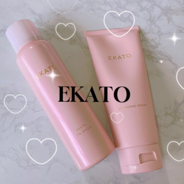 EKATO. クレンジングクリーム REのクチコミ「EKATO
ホワイトスパウォッシュ
クレンジングクリームRE

美容雑誌VOCEの懸賞で当選し.....」（1枚目）