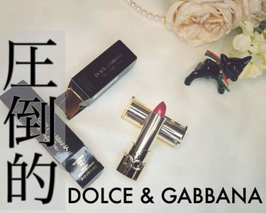 ザ・オンリーワン ルミナスカラー リップスティック/DOLCE&GABBANA BEAUTY/口紅を使ったクチコミ（1枚目）