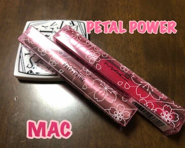 3/13金
全国限定発売
MAC  PETAL POWER🌸

先行販売で購入しました✨

💋プレッププライムリップ
      (リップ下地)限定パッケージ

3個目くらいのリピート品
限定パッケージ