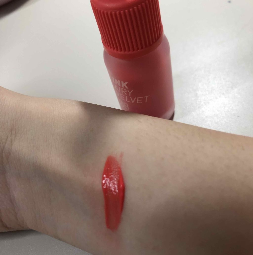 インク エアリー ベルベット/PERIPERA/口紅を使ったクチコミ(2枚目)