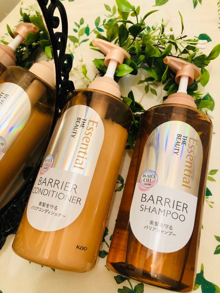 ザビューティ 髪のキメ美容素髪を守る バリアシャンプー/コンディショナー/エッセンシャル/シャンプー・コンディショナーを使ったクチコミ(1枚目)