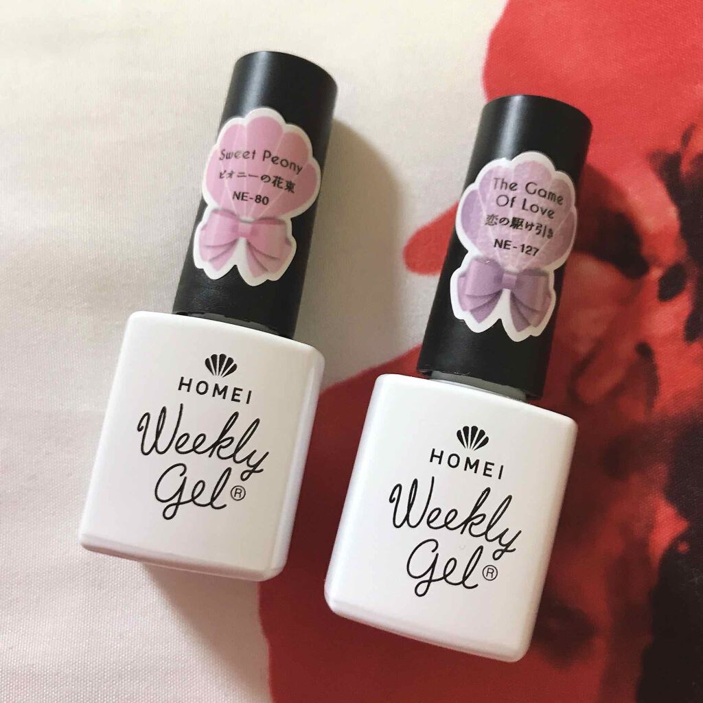 ウィークリージェル NE-80 Sweet Peony/HOMEI/ジェルネイルを使ったクチコミ（2枚目）