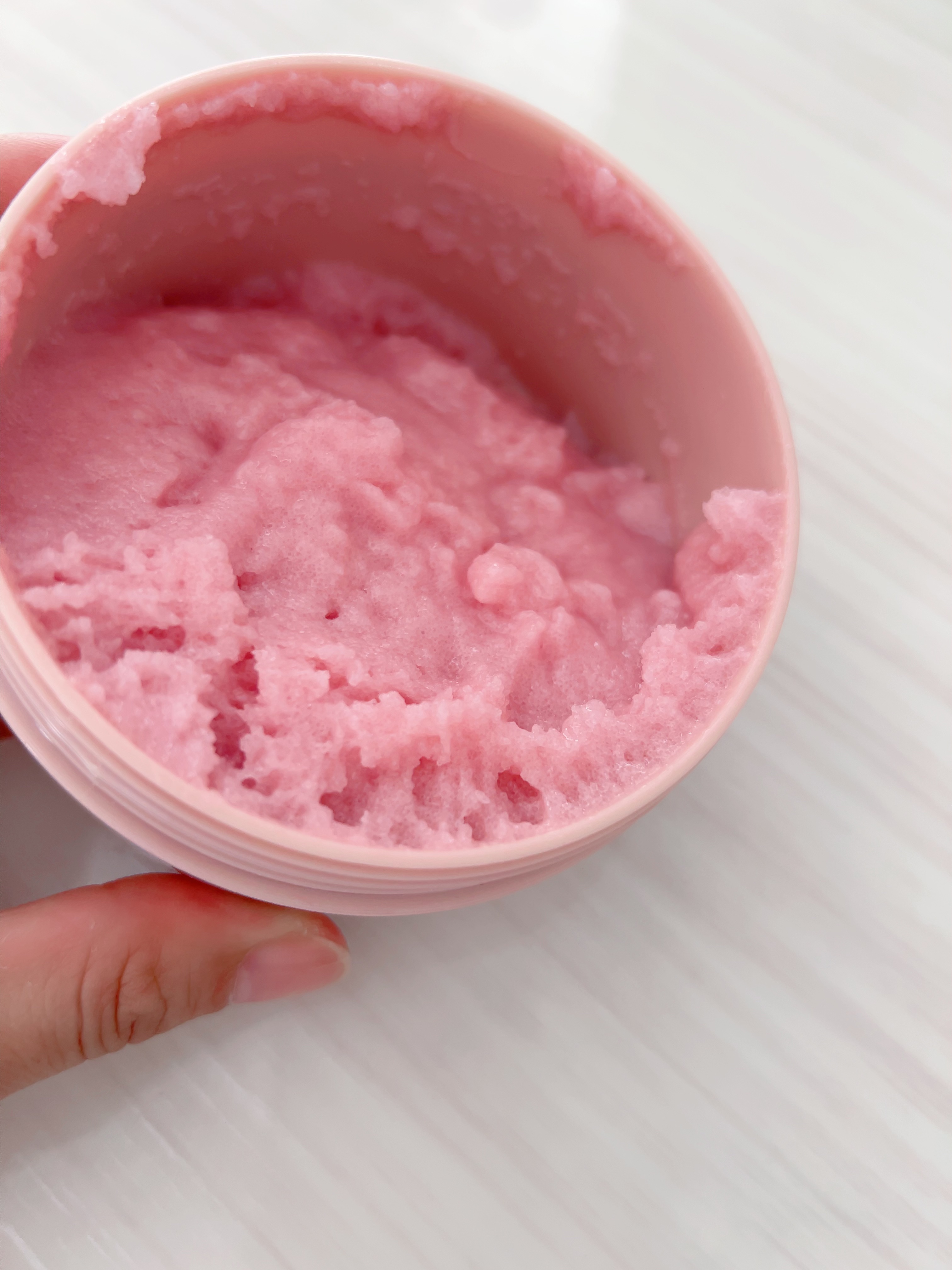 Q+Me スウィート ボム タラソ スクラブ/AGARISM/バスト・ヒップケアを使ったクチコミ（2枚目）