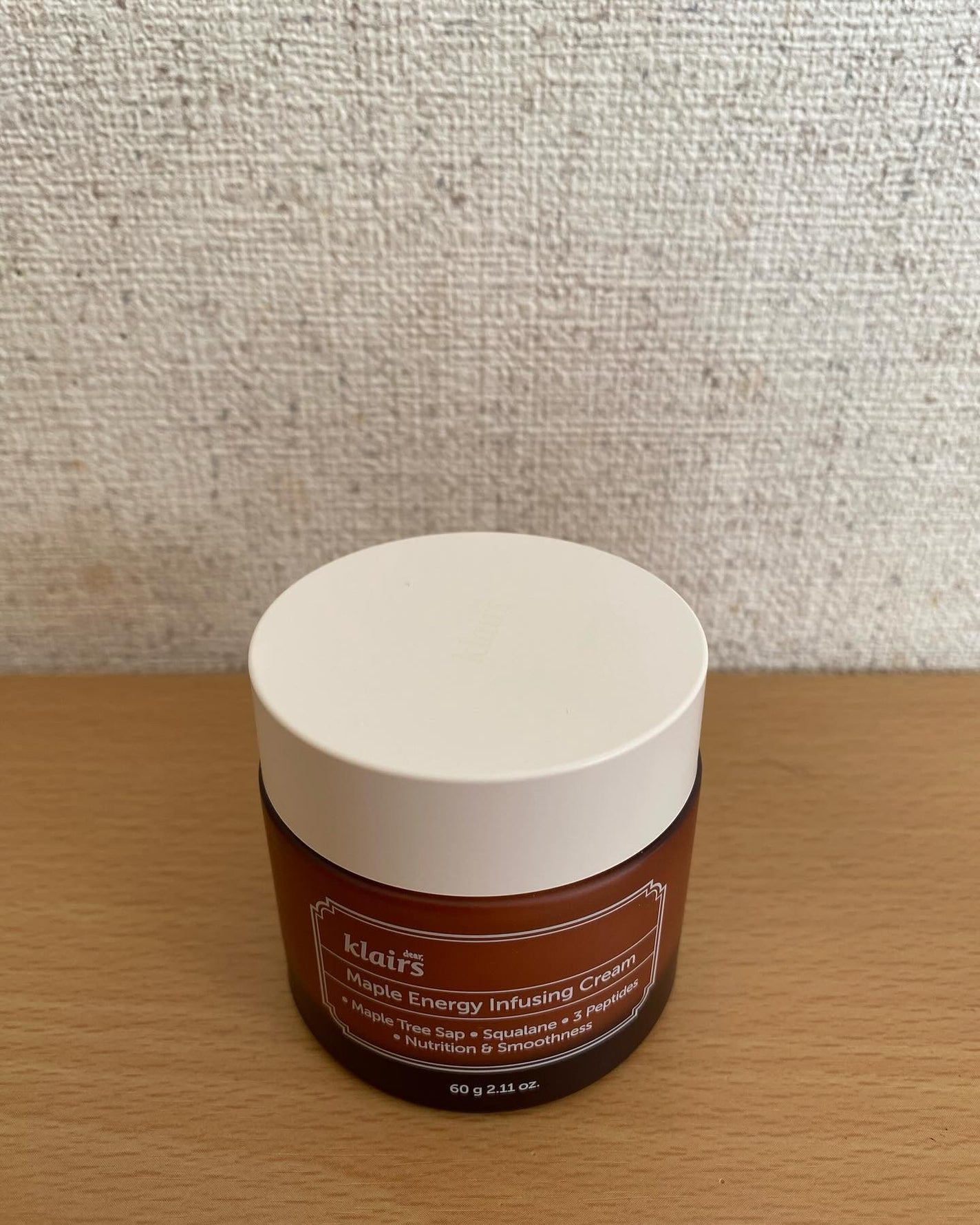 メープルエナジーインフュージングクリーム/Klairs/フェイスクリームを使ったクチコミ(1枚目)