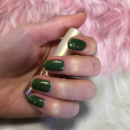 ネイル エナメル 846 グリーン系/ちふれ/マニキュアを使ったクチコミ(3枚目)