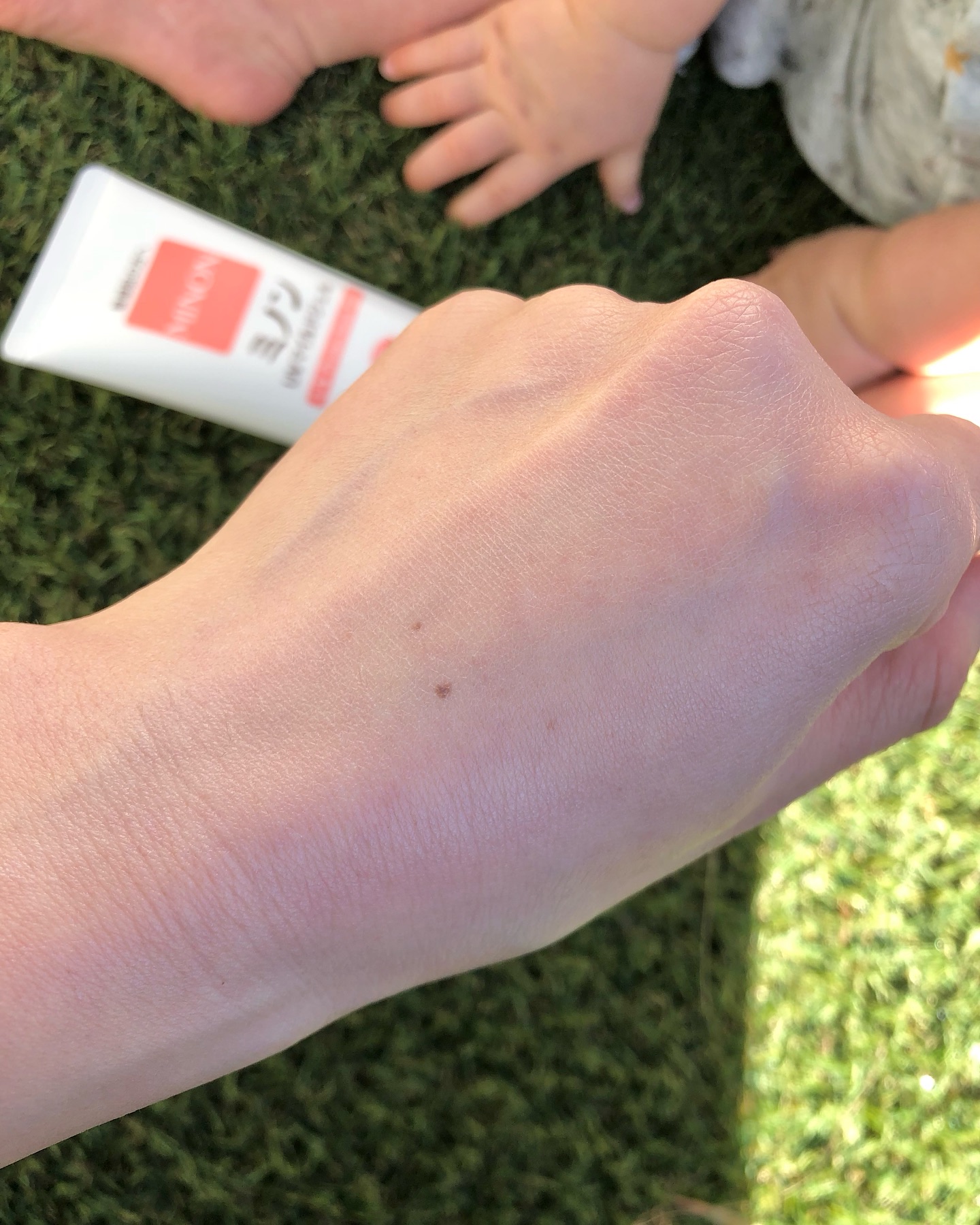 ミノンUVマイルドジェル/ミノン/日焼け止めジェルを使ったクチコミ（3枚目）