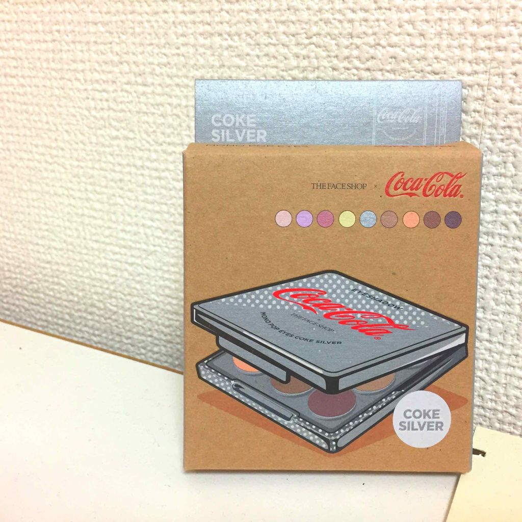コカコーラ モノ ポップ アイズ/THE FACE SHOP/アイシャドウパレットを使ったクチコミ(3枚目)