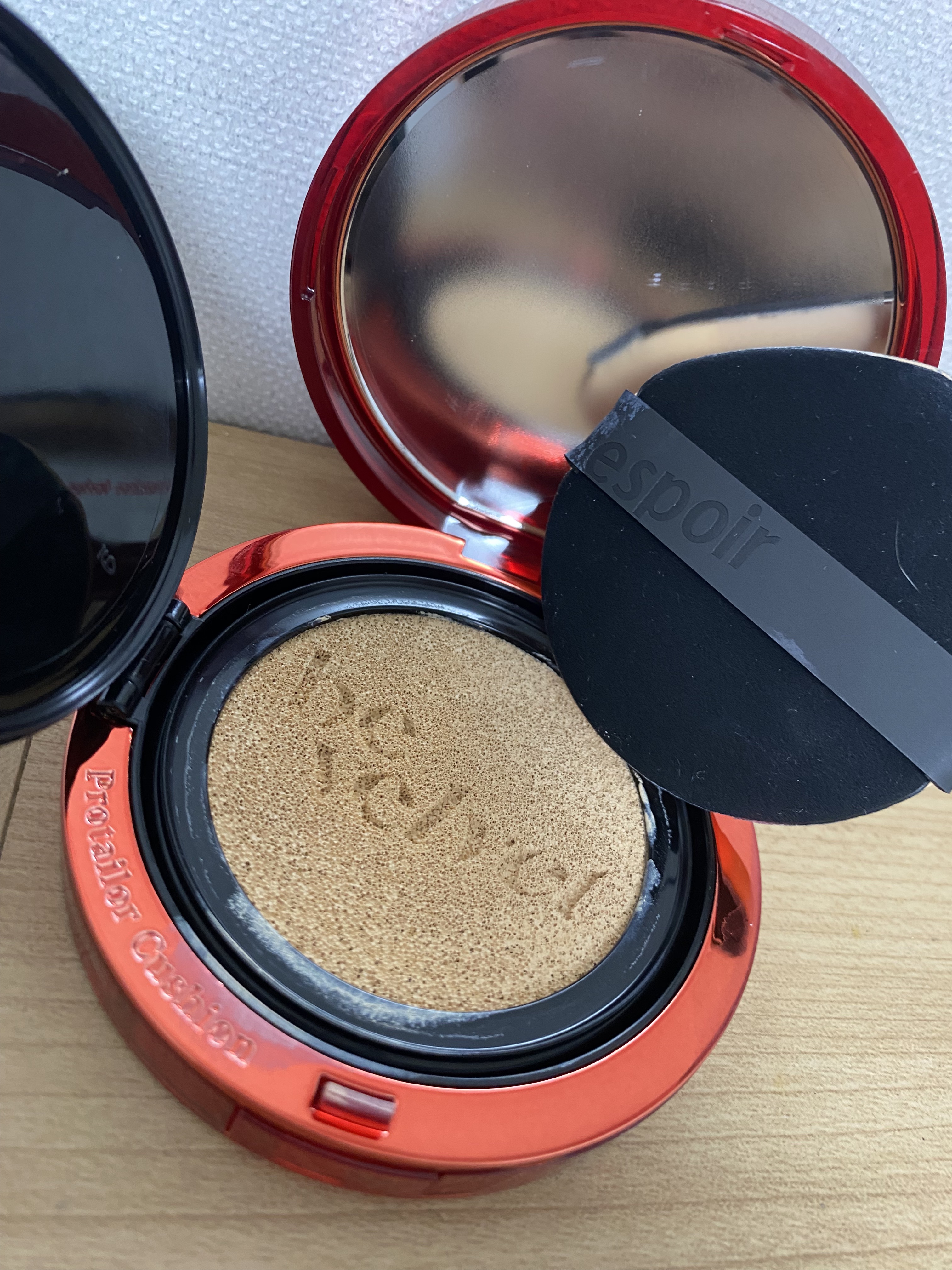 プロテーラービーベルベットカバークッション/espoir/クッションファンデーションを使ったクチコミ（3枚目）