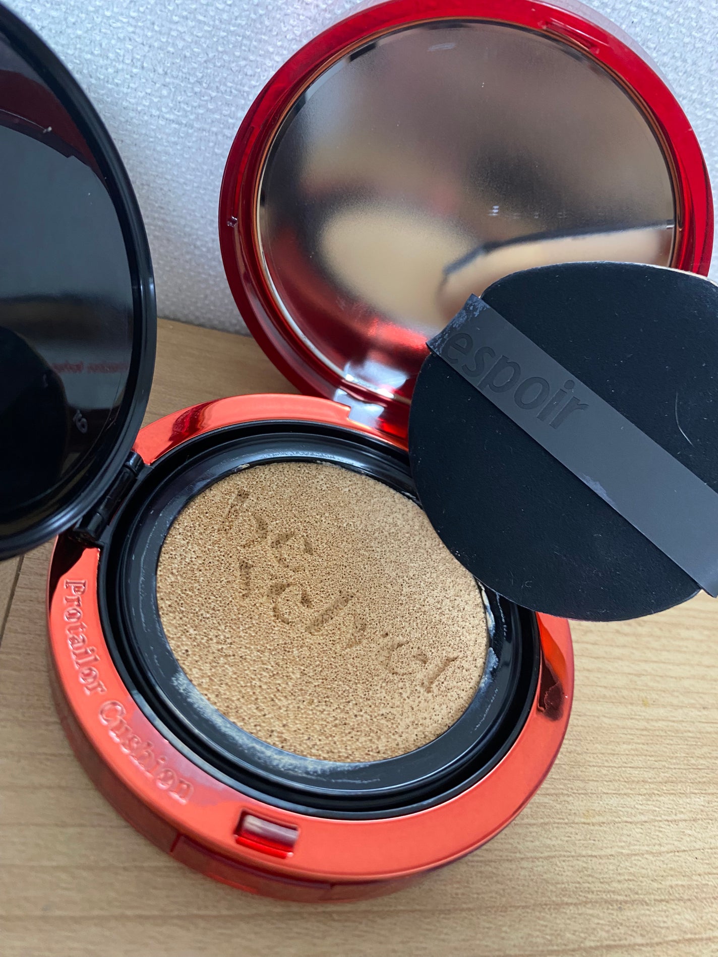 プロテーラービーベルベットカバークッション/espoir/クッションファンデーションを使ったクチコミ(3枚目)