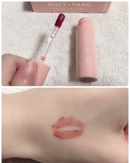 アピュー ジューシーパン スパークリングティント/A’pieu/口紅を使ったクチコミ(2枚目)