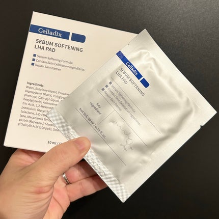 セバムソフトニング131LHAピーリングパッド/Celladix/トナーパッドを使ったクチコミ(1枚目)