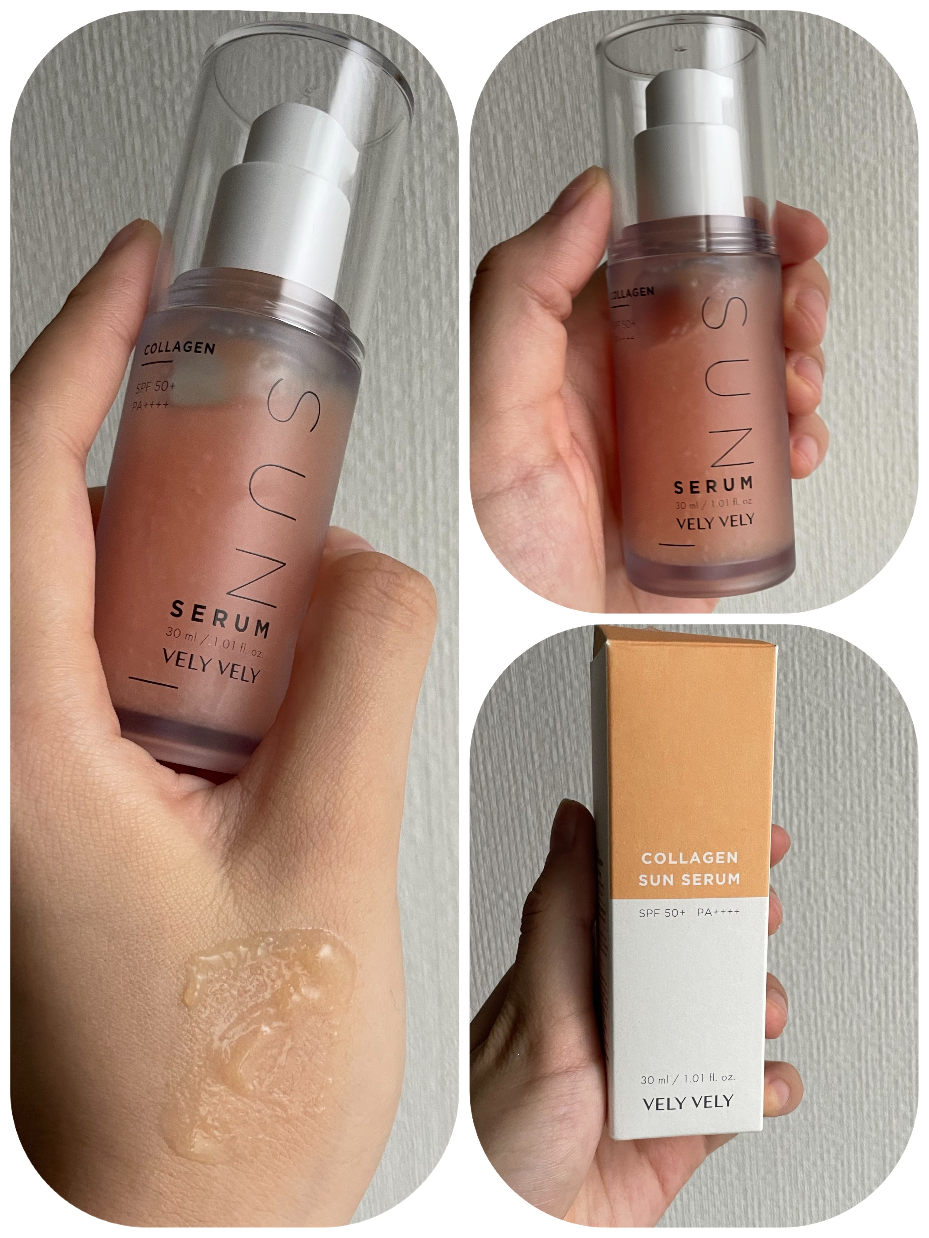 ハリケアコラーゲンサンセラム/VELY VELY/日焼け止めジェルを使ったクチコミ（2枚目）