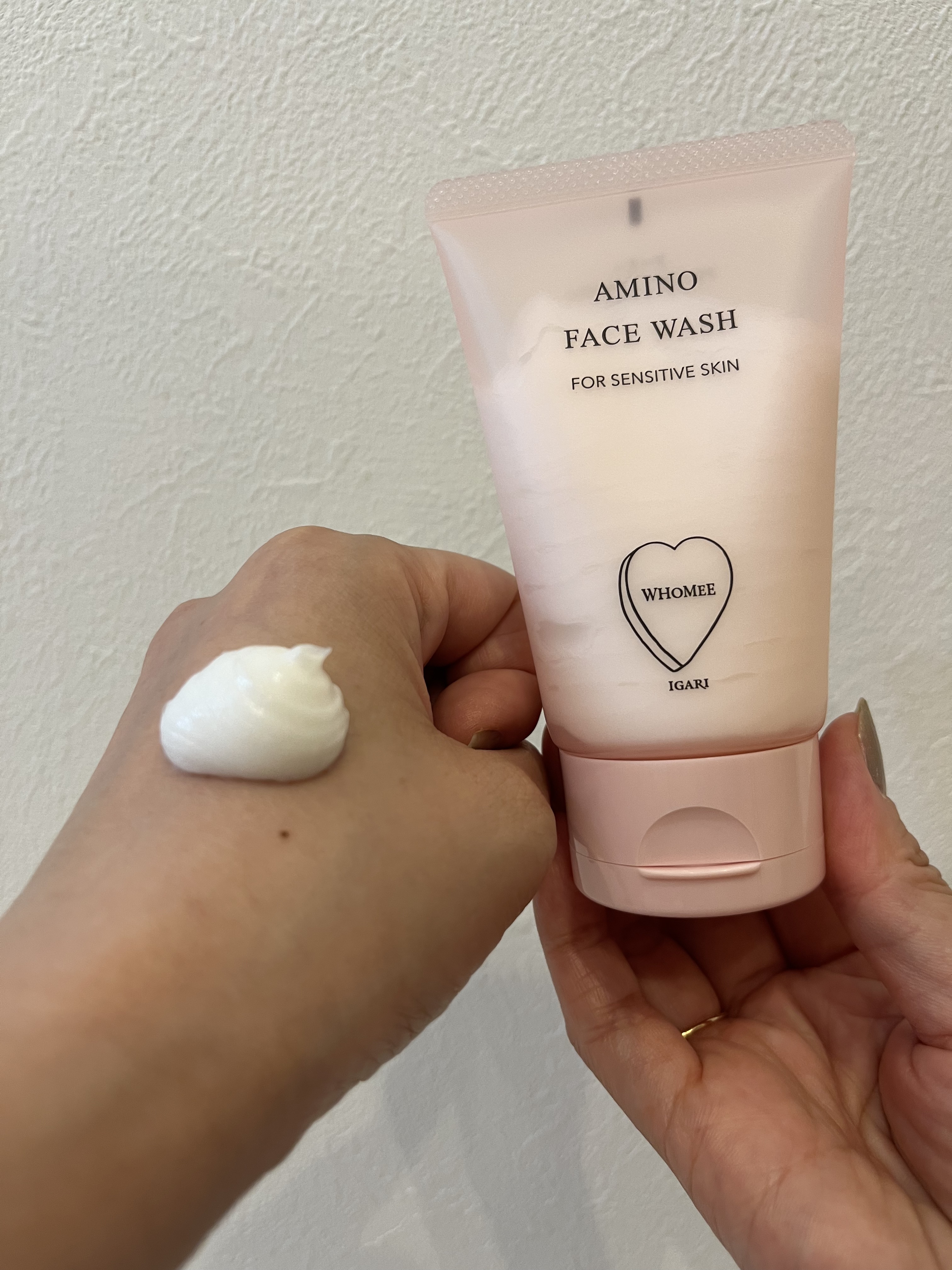 アミノフェイスウォッシュ/WHOMEE/洗顔フォームを使ったクチコミ（2枚目）