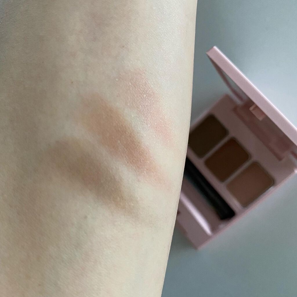  フーミー アイブロウパウダー c.b シナモンブラウン【WEB限定】/WHOMEE/パウダーアイブロウを使ったクチコミ（3枚目）