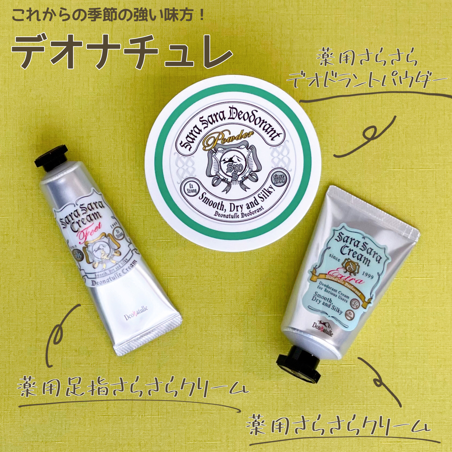 薬用さらさらデオドラントパウダー/デオナチュレ/デオドラント・制汗剤を使ったクチコミ（1枚目）