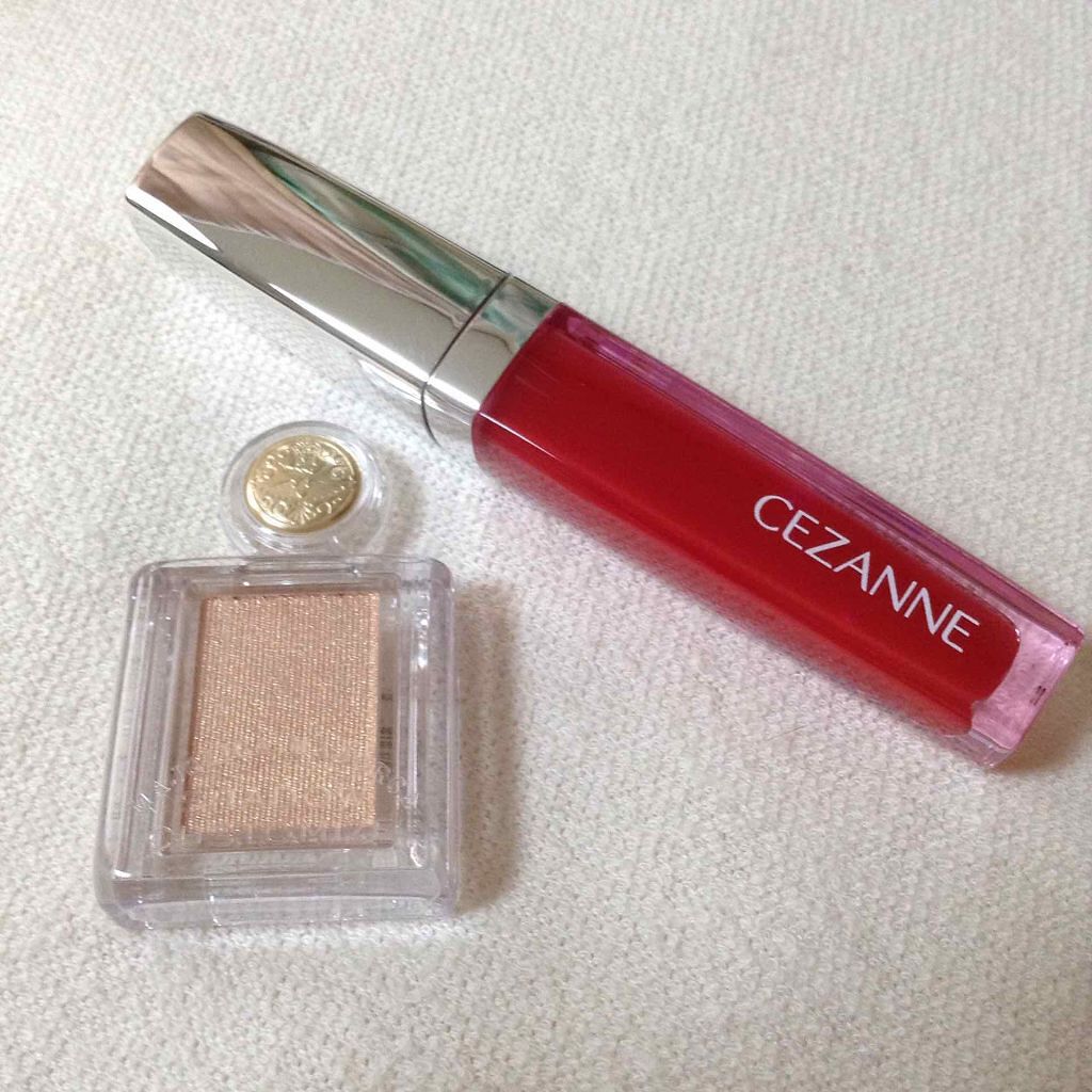 ジェルグロスリップ/CEZANNE/リップグロスを使ったクチコミ（1枚目）