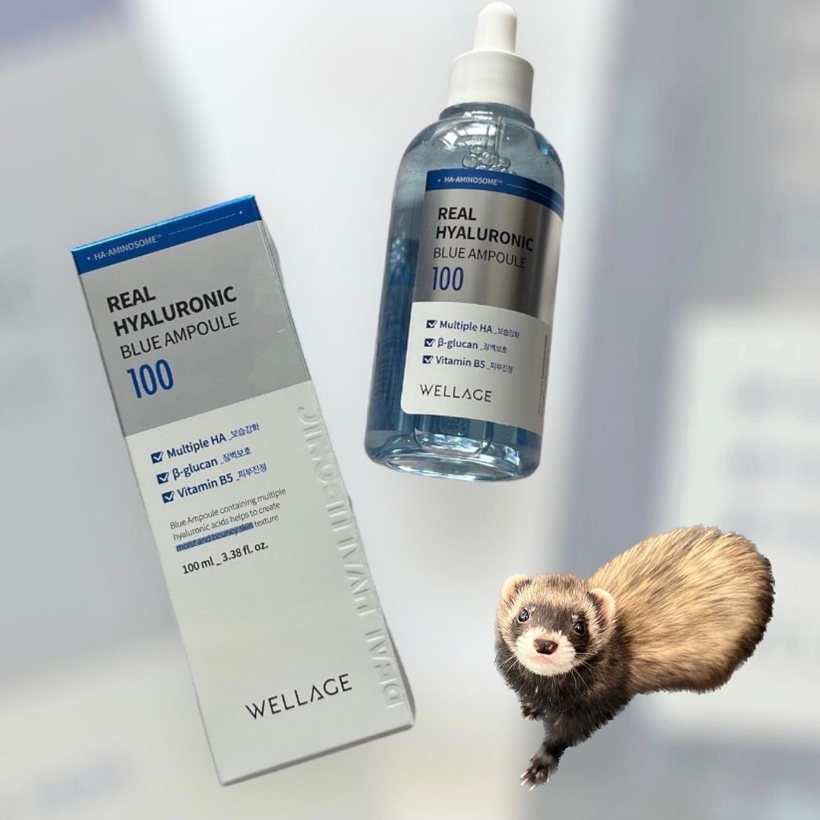 リアルヒアルロニックブルーアンプル 100/Wellage/美容液を使ったクチコミ(1枚目)