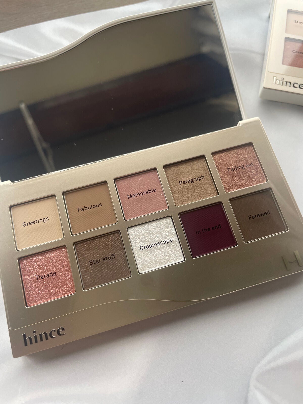 ニューデップスアイシャドウパレット/hince/アイシャドウパレットを使ったクチコミ(4枚目)
