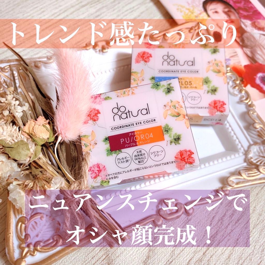 コーディネート アイ カラー/do natural/アイシャドウパレットを使ったクチコミ(1枚目)