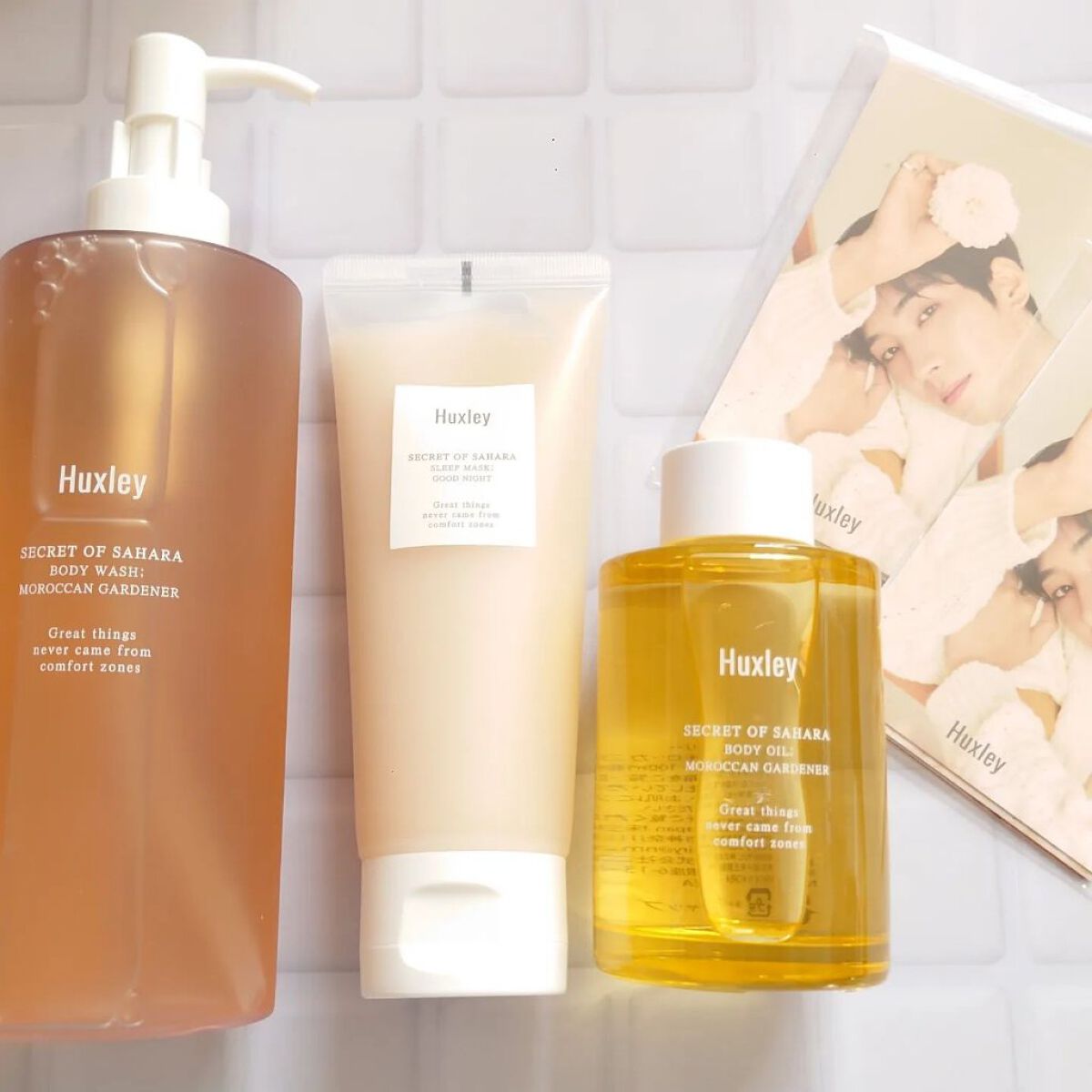 スリープマスク；グッドナイト/Huxley/洗い流すパック・マスクを使ったクチコミ（3枚目）