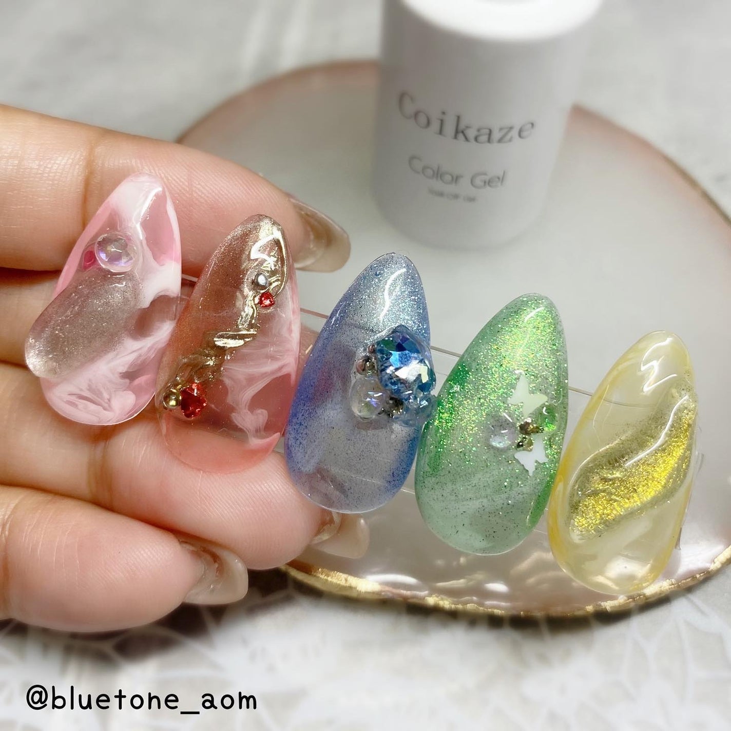 ジェルネイル(ライト対応)/セリア/ジェルネイルを使ったクチコミ(6枚目)