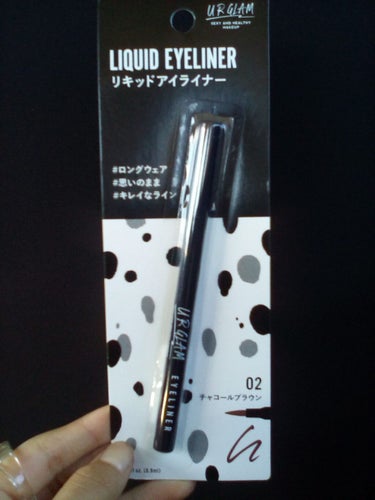 UR GLAM　LIQUID EYELINER/U R GLAM/リキッドアイライナーを使ったクチコミ（1枚目）