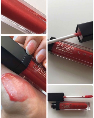 UR GLAM LUXE　TINT LIP GLOSS パールレッド/U R GLAM/リップグロスを使ったクチコミ（2枚目）