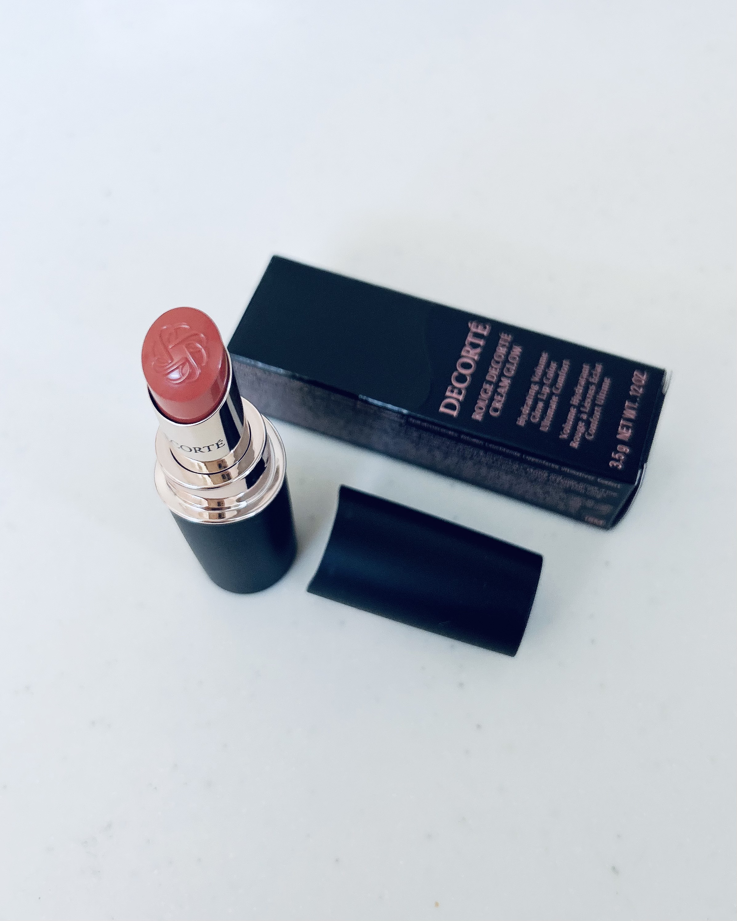 ルージュデコルテ　クリームグロウ 13G my theory/DECORTÉ/口紅を使ったクチコミ（2枚目）