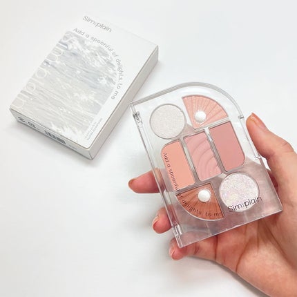 シンプレイン アイパレット/Sim;plain/アイシャドウパレットを使ったクチコミ(2枚目)