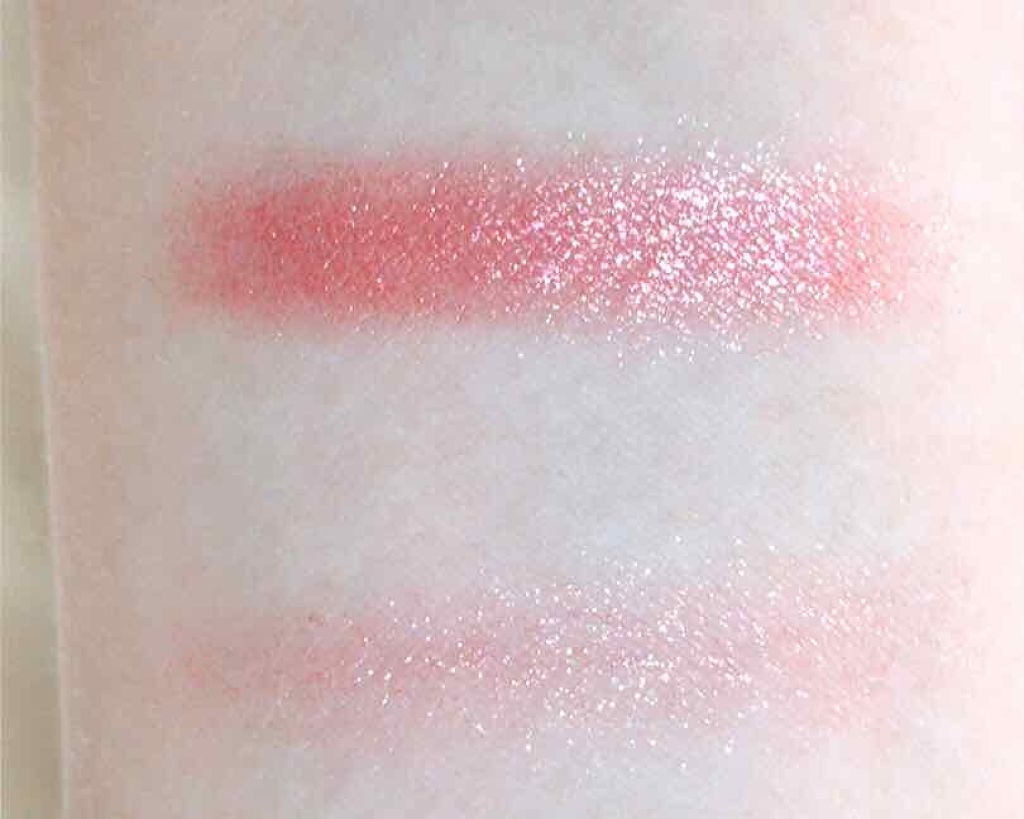 UR GLAM　POWDER EYESHADOW チェリーピンク〈パールラメ〉/U R GLAM/単色アイシャドウを使ったクチコミ（2枚目）