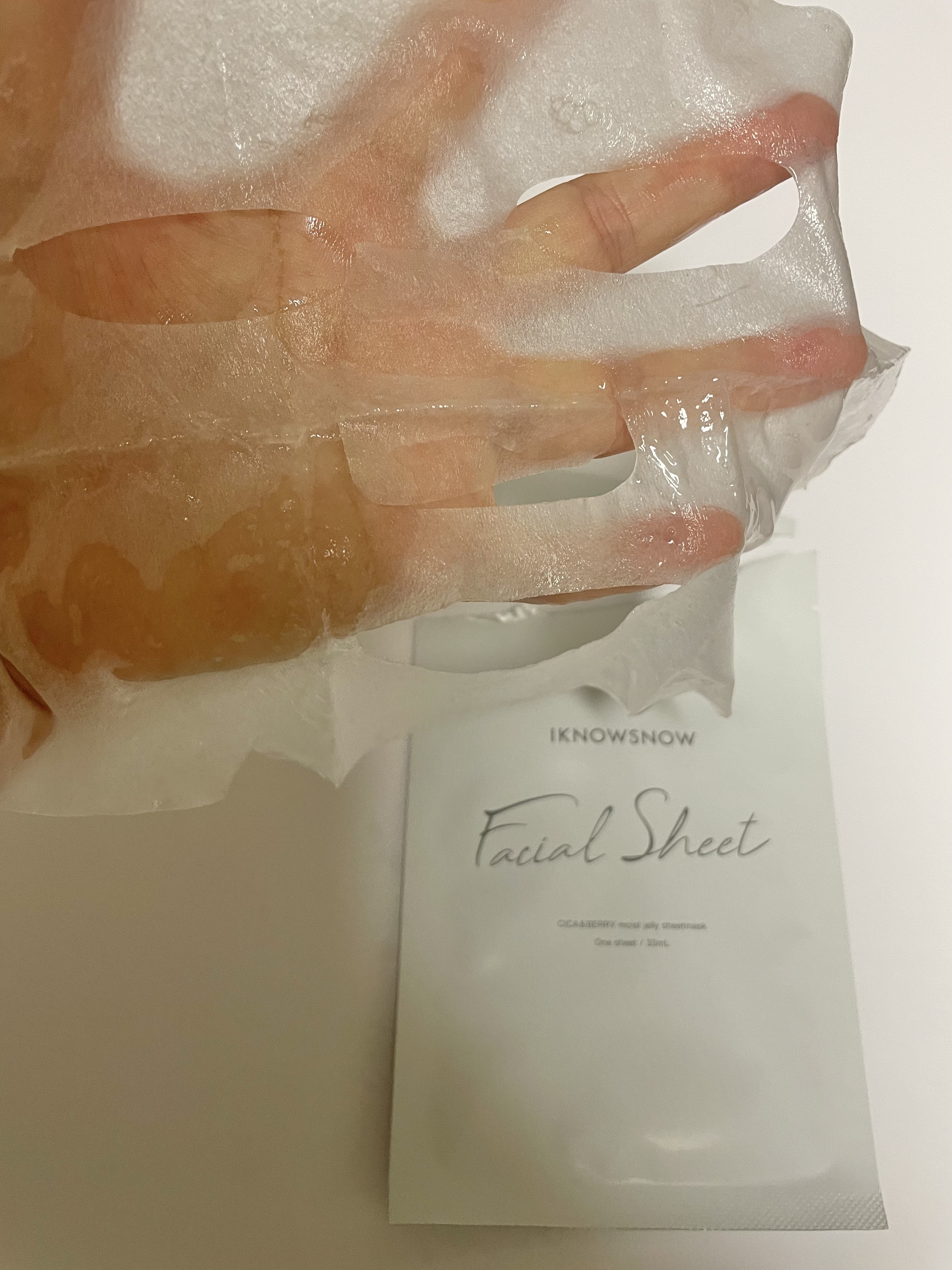 フェイシャルシート/IKNOWSNOW/シートマスク・パックを使ったクチコミ（2枚目）