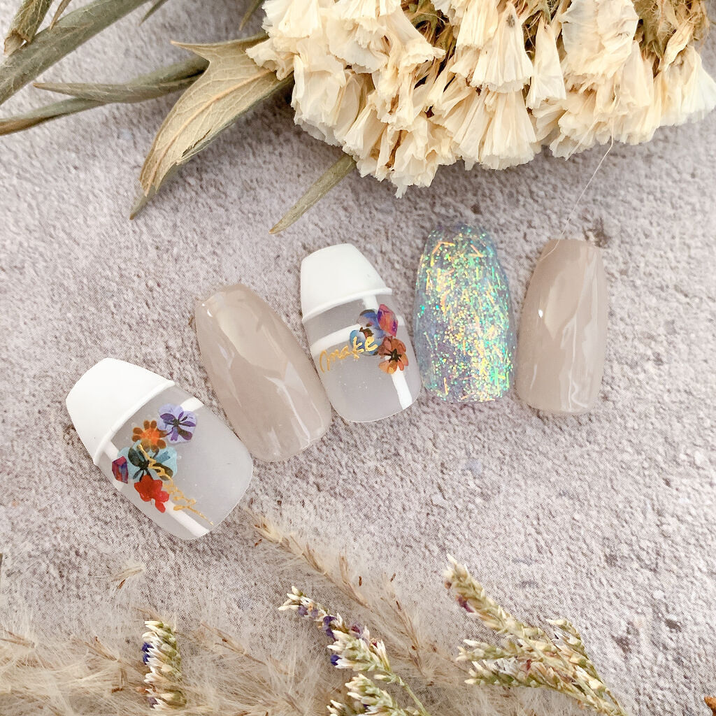 カラージェル/プレスト/ジェルネイルを使ったクチコミ（2枚目）