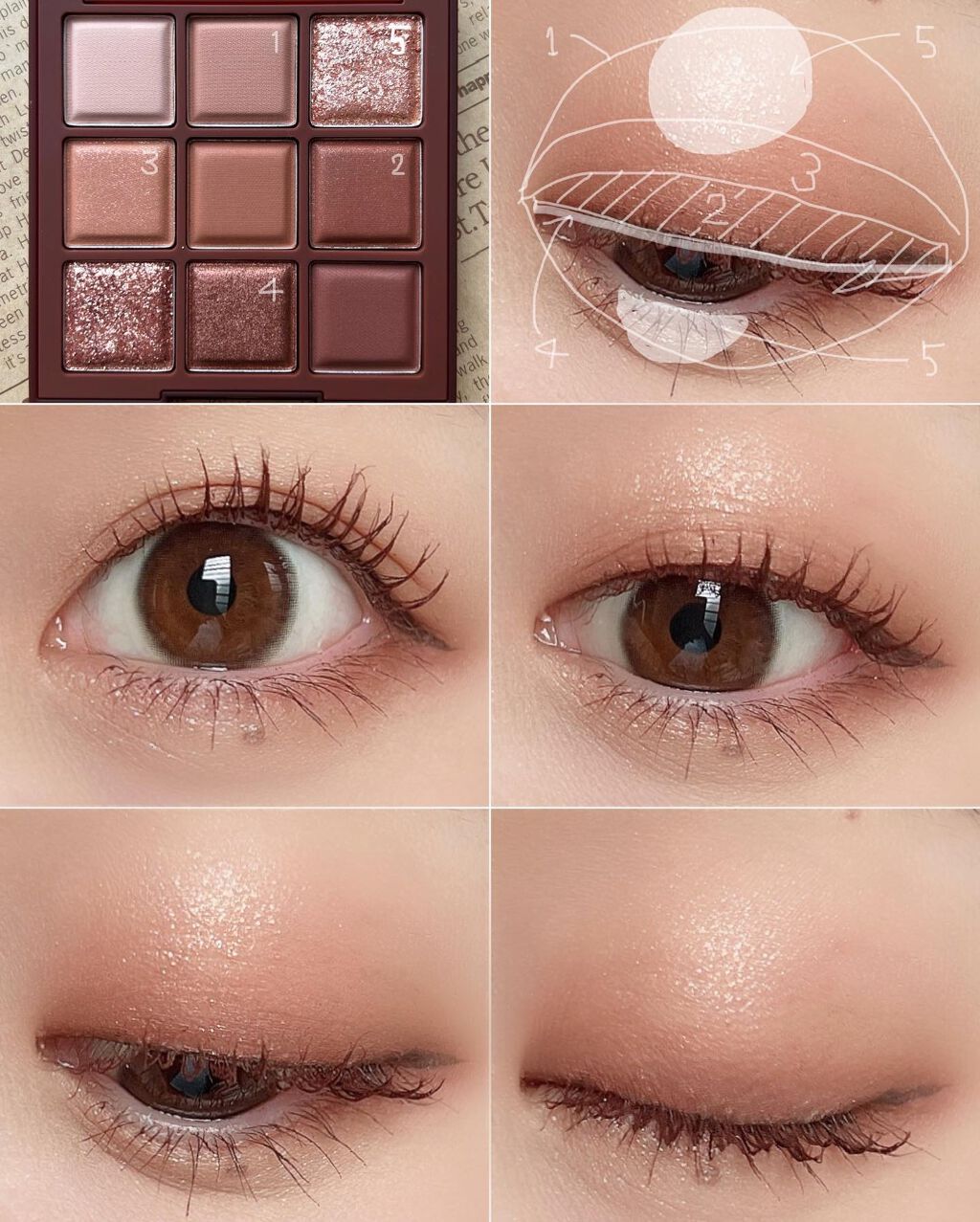 シャドウパレット/dasique/アイシャドウパレットを使ったクチコミ(6枚目)