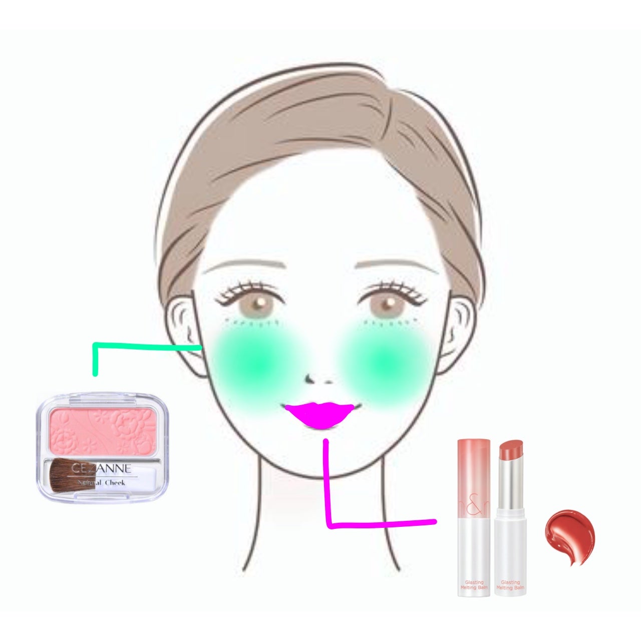 ステイオンバームルージュ/キャンメイク/口紅を使ったクチコミ(5枚目)