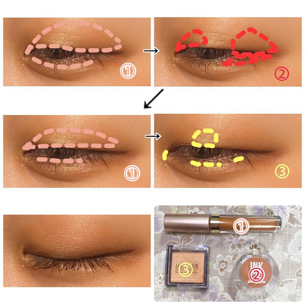 UR GLAM POWDER EYESHADOW/U R GLAM/単色アイシャドウを使ったクチコミ(6枚目)