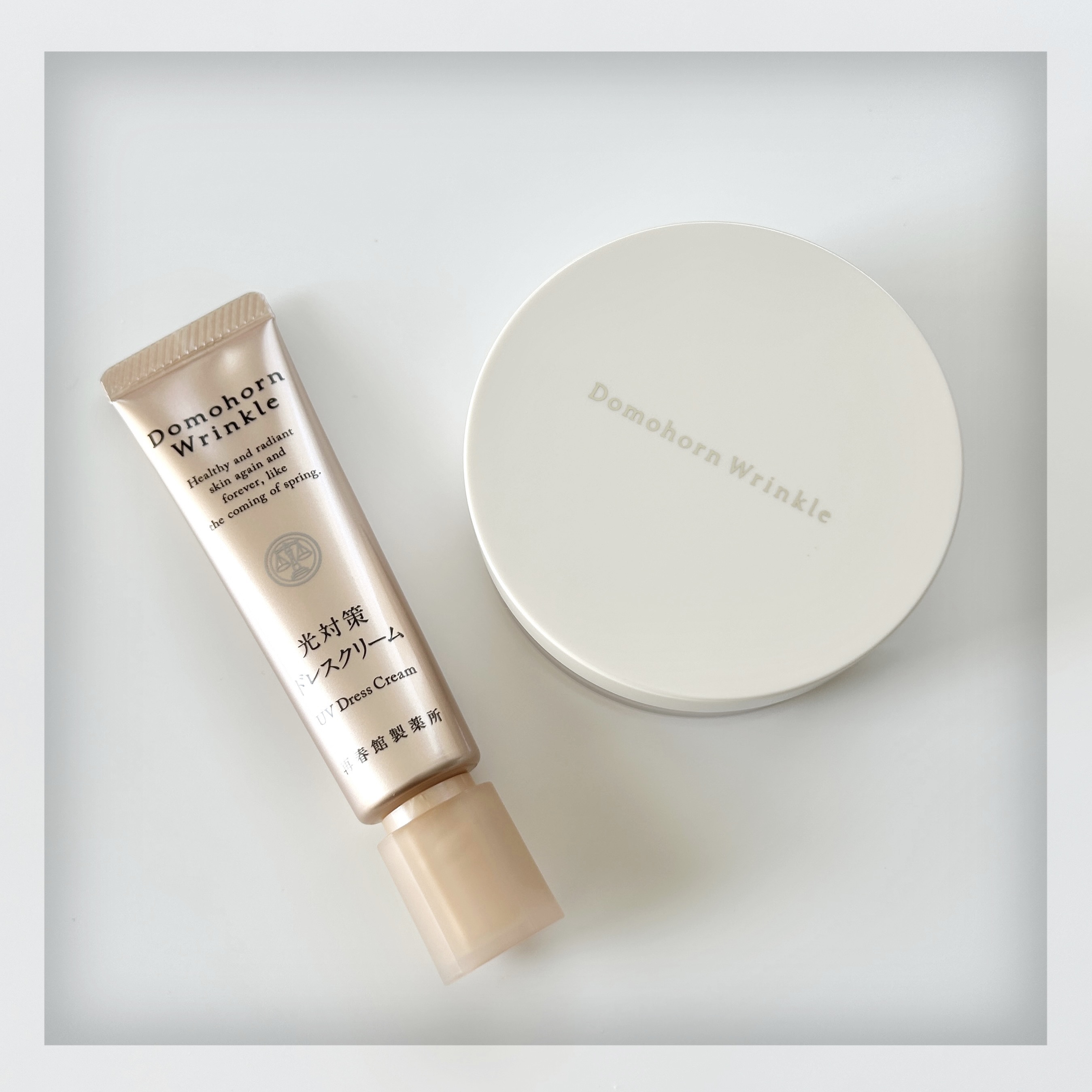 光対策 ドレスクリーム/ドモホルンリンクル/化粧下地を使ったクチコミ（1枚目）