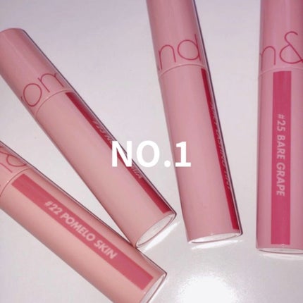 ジューシーラスティングティント/rom&nd/リップティントを使ったクチコミ(2枚目)