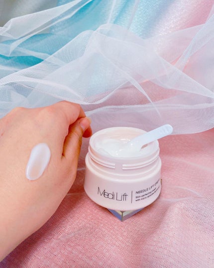 メディリフト ニードルリフトクリーム/YA-MAN TOKYO JAPAN/フェイスクリームを使ったクチコミ(4枚目)