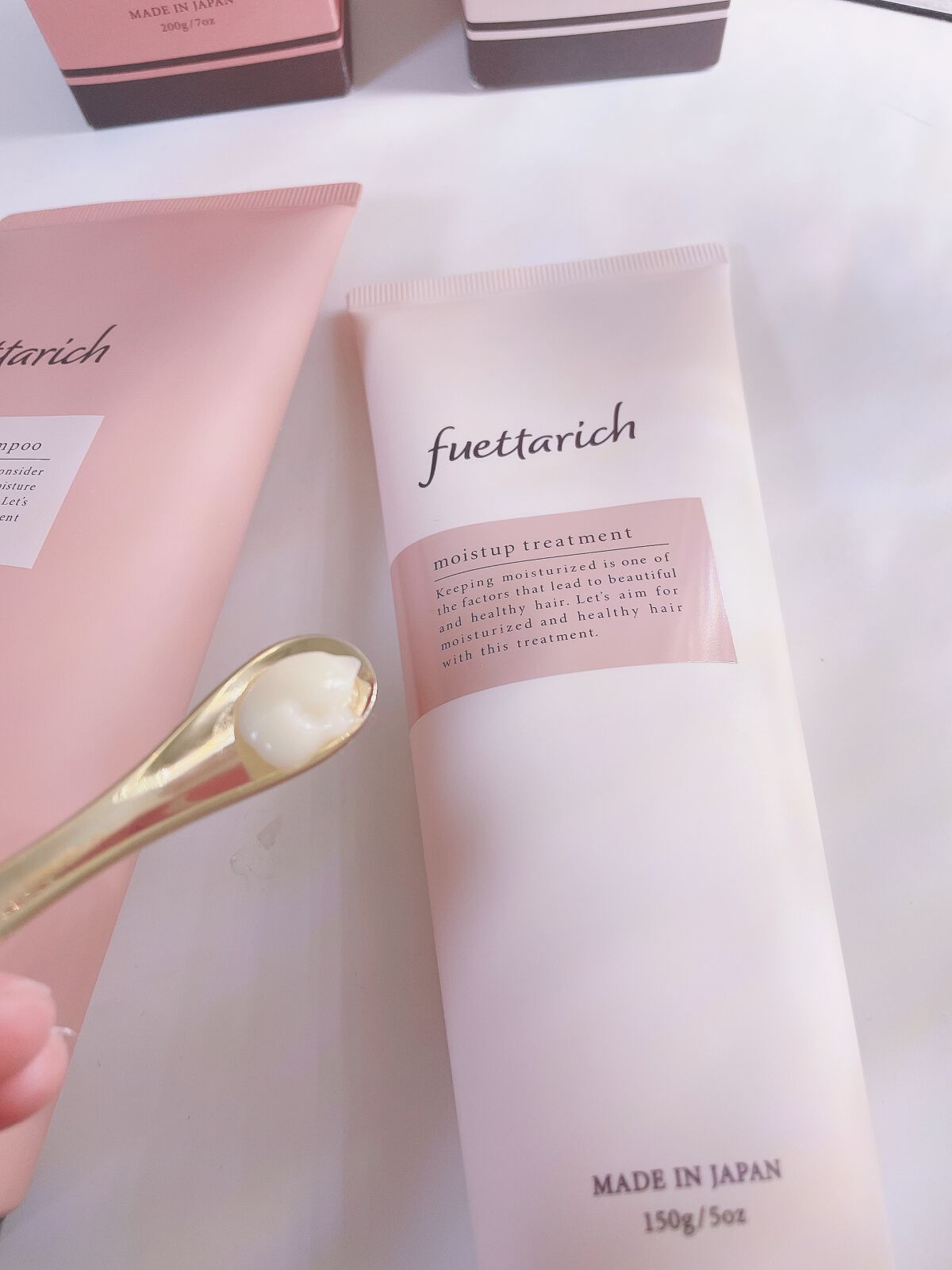 モイストアップ ジェル シャンプー/トリートメント/fuettarich (フエッタリッチ)/サロンシャンプーを使ったクチコミ(2枚目)