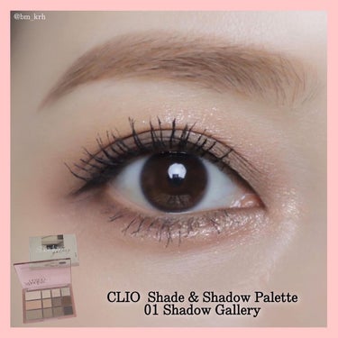 シェード アンド シャドウ パレット 01 SHADOW GALLERY/CLIO/アイシャドウパレットを使ったクチコミ（1枚目）