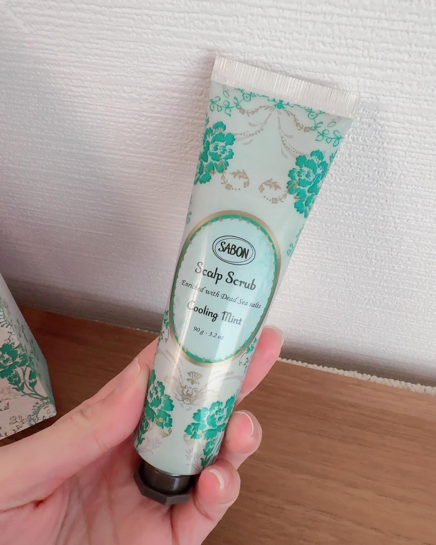 ヘッドスクラブ リフレッシング(ミント)/SABON/ヘッドスクラブを使ったクチコミ（3枚目）