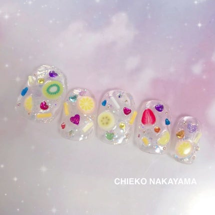 #ネイル,#フルーツネイルのネイルデザイン