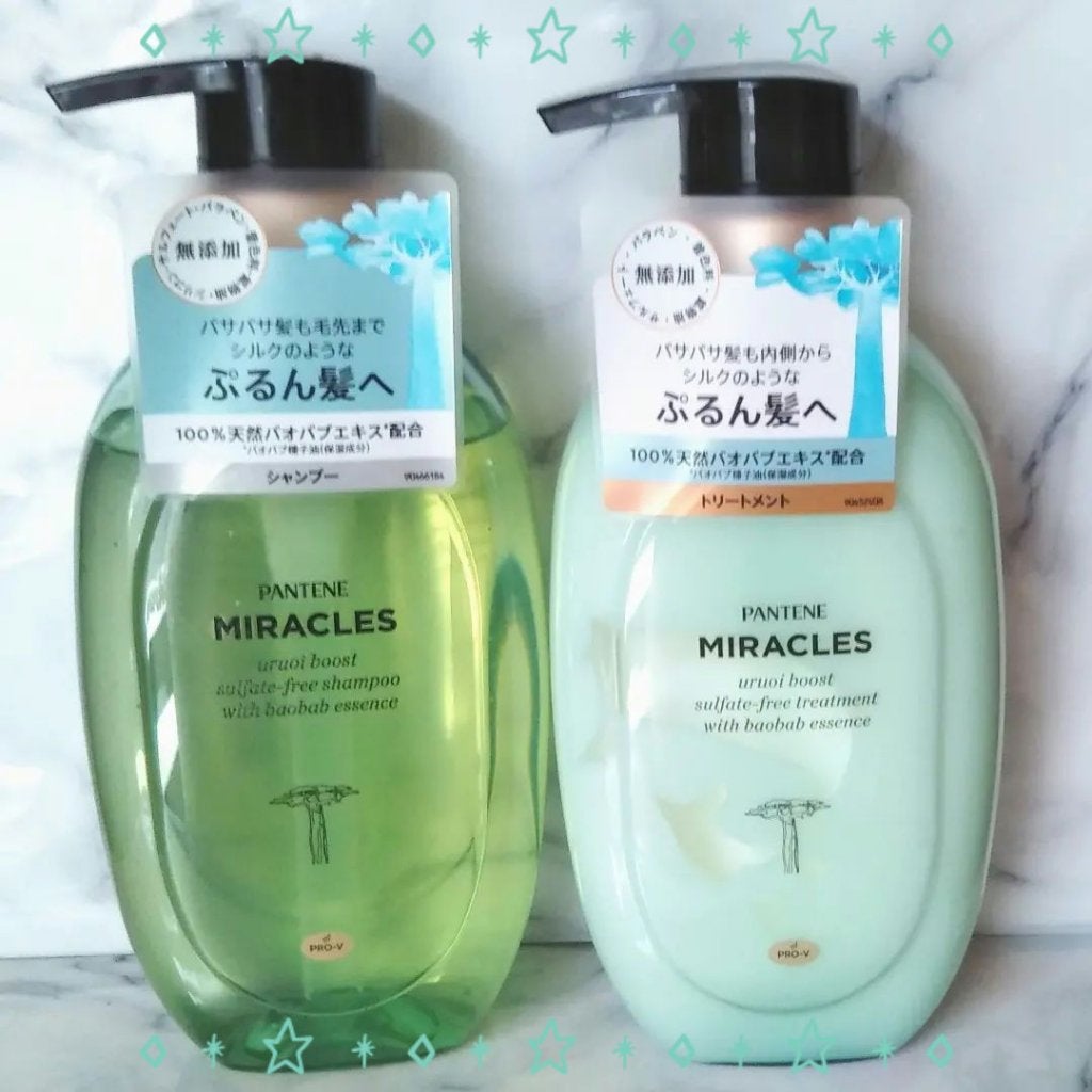 ミラクルズ うるおいブースト シャンプー/トリートメント/パンテーン/市販シャンプーを使ったクチコミ(1枚目)