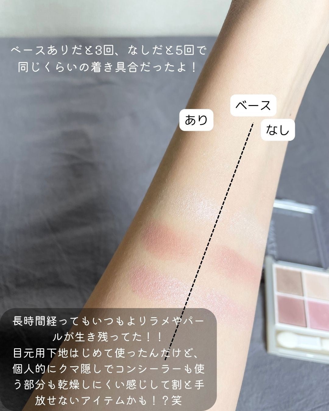 アイメイクベース/CEZANNE/アイシャドウベースを使ったクチコミ(9枚目)