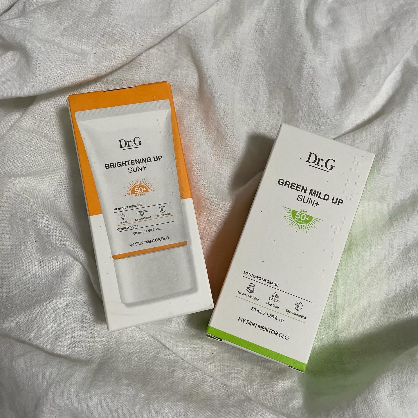 グリーンマイルドアップサンプラス/Dr.G/日焼け止めクリームを使ったクチコミ（2枚目）