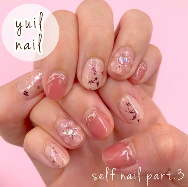 yuil_nail on LIPS 「🐰yuilnailvol.3セルフネイルの記録...✍️最近暖..」（1枚目）