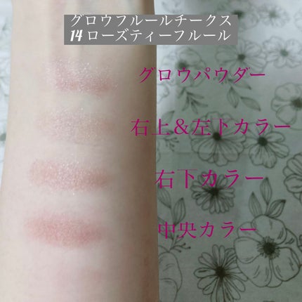 グロウフルールチークス/キャンメイク/パウダーチークを使ったクチコミ(7枚目)